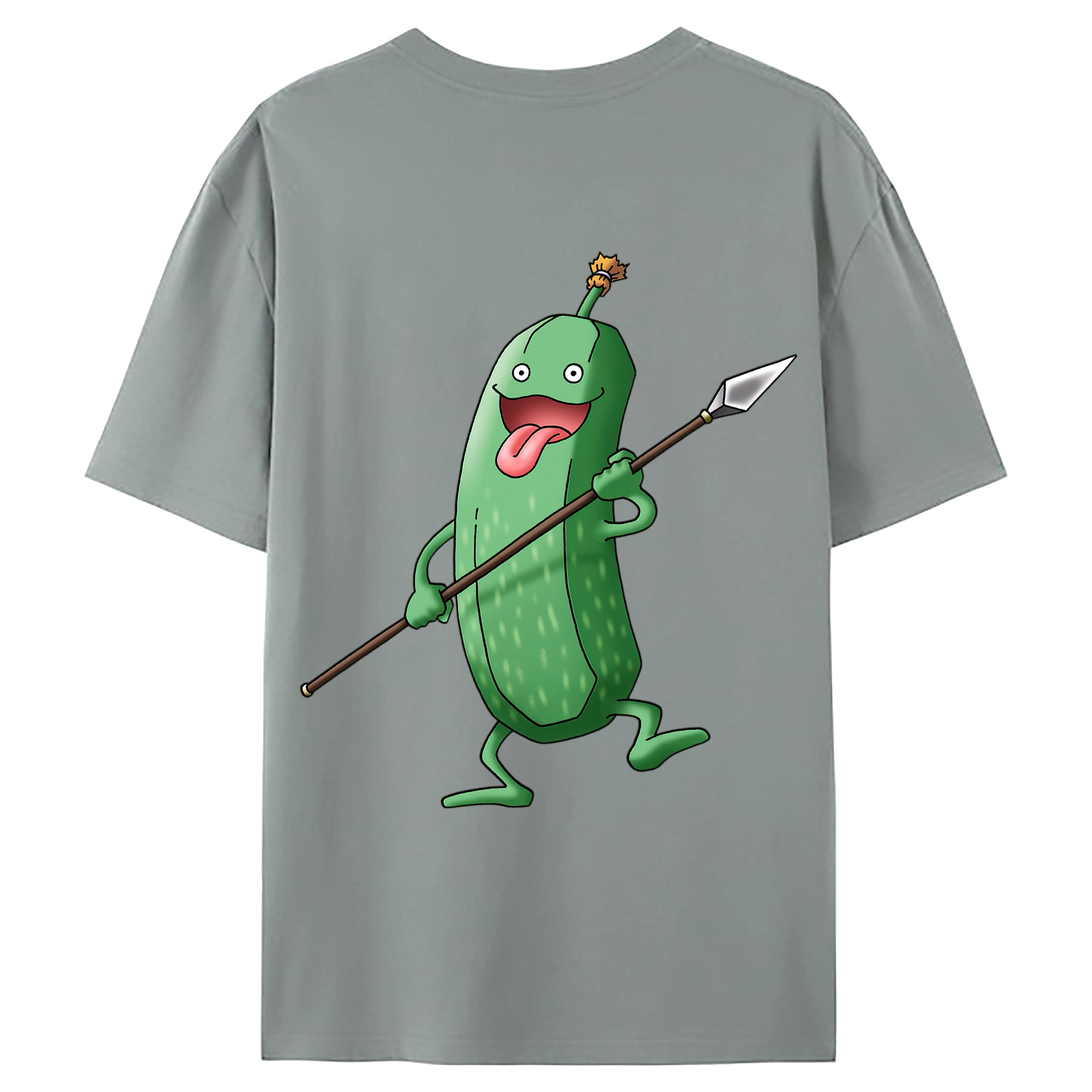（画像用） ドラゴンクエスト Doragon Kuesuto Dragon Quest 綿100％ メンズ半袖Tシャツ（バックプリント） 通気性